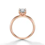 Pierścionek z dużym diamentem różowe złoto SBPZ_040